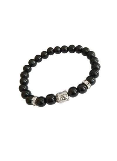 Buddha Onyx Beads Bracelet By Menjewell